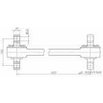 Штанга с двухопорным РМШ 1631-2919012
