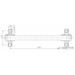 Штанга регулируемая с двухопорным РМШ 1631-2919012-21