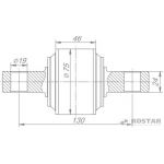 Шарнир резинометаллический двухопорный 180.3543-026