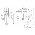 Рычаг поворотный  530-1703480-20