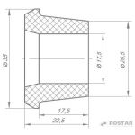 Втулка стабилизатора 53215-2906079-01