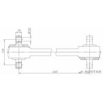Штанга с двухопорным РМШ 630-2919012