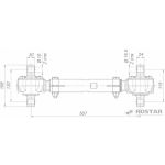 Штанга регулируемая с двухопорным РМШ 637-2919010