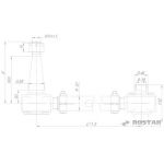 Штанга регулируемая с конусным и трубчатым РМШ 641-2919010-04