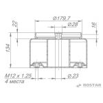 Опора пневморессоры нижняя 650-2934010-10