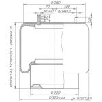 Рессора пневматической подвески в сборе 651-2934002