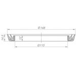 Манжета балансира 1115-2918180E
