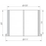 Комплект втулки башмака балансира 55111-2918074-01E